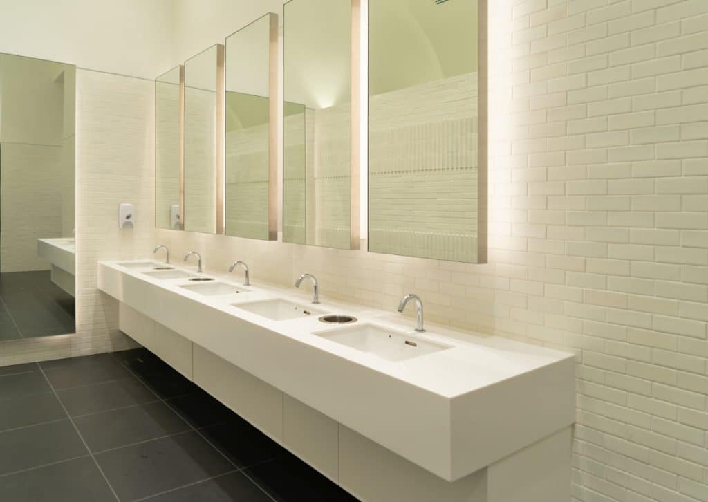 restroom in restaurant